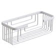 KIAMAMI VALENTINA - Porte-Objets Pour Douche Rectangulaire En Acier Blanc - vignette