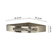 KIAMAMI VALENTINA - Porte Objets D'angle En Acier Brossé  | Tasso - vignette