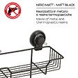 KIAMAMI VALENTINA - Porte-Objets À Ventouse En Métal Noir Mat | Menta - vignette