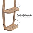 KIAMAMI VALENTINA - Porte-Objets De Douche En Bambou À Suspendre - vignette