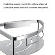 KIAMAMI VALENTINA - Porte-Savon D'angle Pour Douche En Acier Chromé - vignette