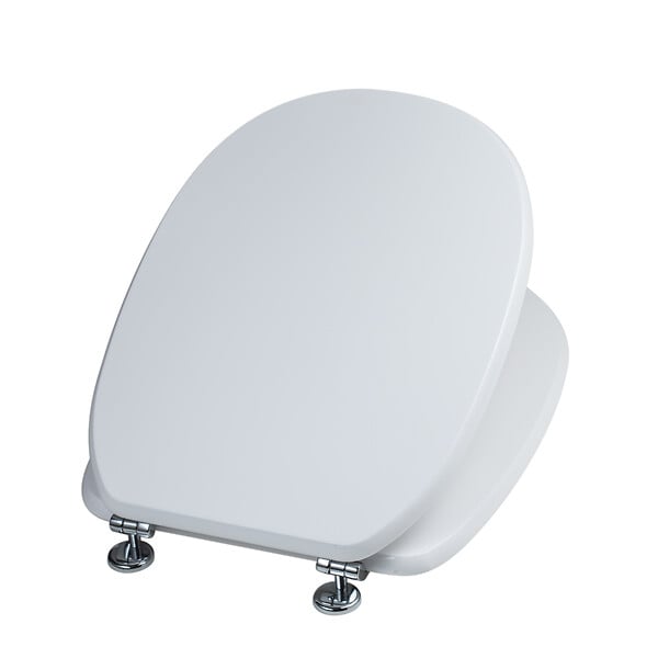 KIAMAMI VALENTINA - Abattant De Siège De Toilette Pour Handicapés En Mdf Avec Ouverture Centrale - large