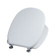 KIAMAMI VALENTINA - Abattant De Siège De Toilette Pour Handicapés En Mdf Avec Ouverture Centrale - vignette