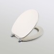 KIAMAMI VALENTINA - Siège Abattant Wc Universelle En Blanc Décapé Vieilli Shabby - vignette