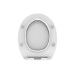 KIAMAMI VALENTINA - Couvercle De Toilette Universel À Fermeture Douce En Thermoplastique Blanc - vignette
