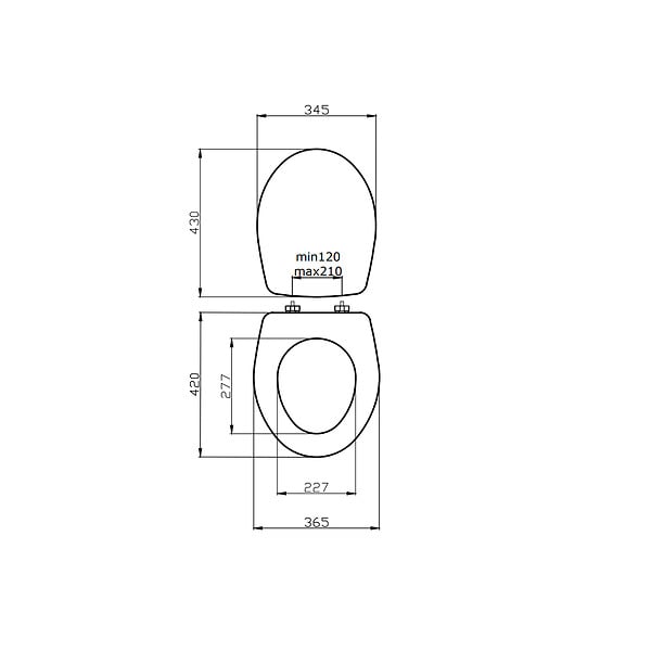 KIAMAMI VALENTINA - Siège De Toilette Pour Colibri 2 Wc Modèle Blanc - large