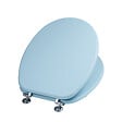 KIAMAMI VALENTINA - Couvre-Siège De Toilettes À Compatibilité Universelle Bleu Clair Certifié Fsc Mdf - vignette