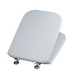 KIAMAMI VALENTINA - Abattant Wc Compatible Série Conca Gris Avec Charnières Universelles - vignette
