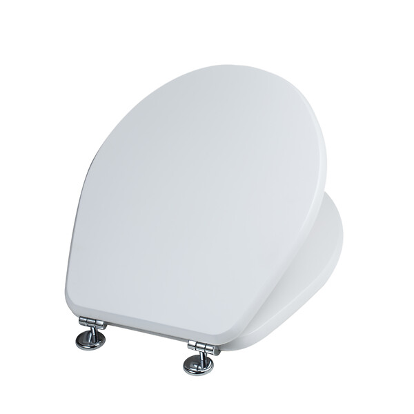 KIAMAMI VALENTINA - Couverture De Siège De Toilette En Mdf Compatible Blanc Inca - large