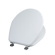 KIAMAMI VALENTINA - Couverture De Siège De Toilette En Mdf Compatible Blanc Inca - vignette
