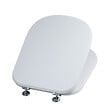 KIAMAMI VALENTINA - Modèle Oasi Abattant De Siège De Toilette Compatible En Mdf Blanc - vignette