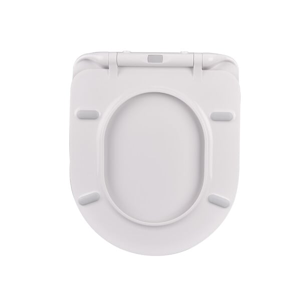 KIAMAMI VALENTINA - Siège De Wc Avec Amortissement En Termorésistant Blanc Brillant - large