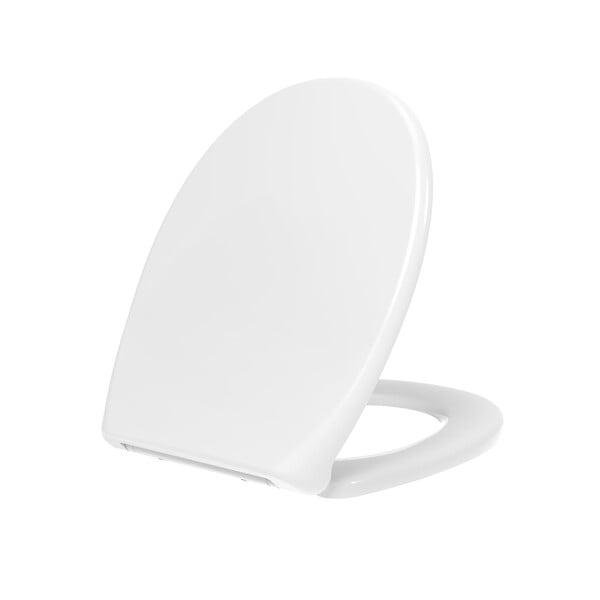 KIAMAMI VALENTINA - Siège De Toilette Universel En Thermodurci Blanc Brillant - large