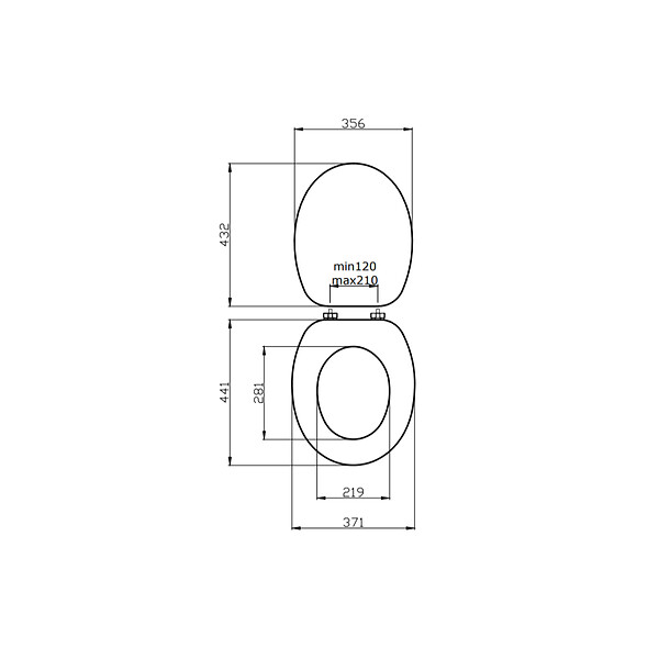 KIAMAMI VALENTINA - Abattant De Toilettes En Mdf Vert Certifié Fsc Compatibilité Universelle - large