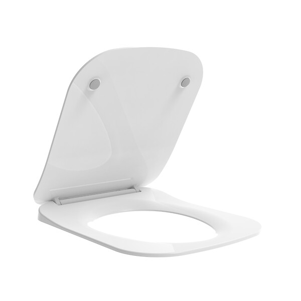 KIAMAMI VALENTINA - Housse De Siège De Wc En Thermodur Blanc Brillant - large