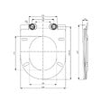 KIAMAMI VALENTINA - Copriwater Forme D Compatible Blanc Brillant - vignette