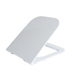 KIAMAMI VALENTINA - Couvercle De Toilette En Thermoplastique Blanc Brillant De Forme Q - vignette