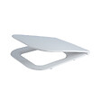 KIAMAMI VALENTINA - Couvercle De Toilette En Thermoplastique Blanc Brillant De Forme Q - vignette