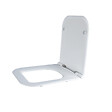 KIAMAMI VALENTINA - Couvercle De Toilette En Thermoplastique Blanc Brillant De Forme Q - vignette