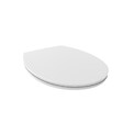 KIAMAMI VALENTINA - Couvercle De Wc Ovale Universel En Termoindurente Blanc Brillant - vignette