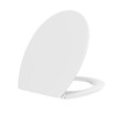 KIAMAMI VALENTINA - Couvercle De Wc Ovale Universel En Termoindurente Blanc Brillant - vignette