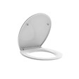 KIAMAMI VALENTINA - Couvercle De Wc Ovale Universel En Termoindurente Blanc Brillant - vignette