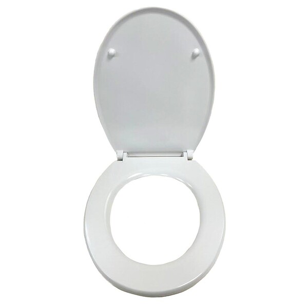 KIAMAMI VALENTINA - Couvercle De Toilette Universel En Duroplast Avec Fermeture Ralentie - large