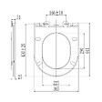 KIAMAMI VALENTINA - Couvercle De Wc En Thermoplastique Blanc Brillant Avec Fermeture Douce - vignette