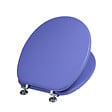 KIAMAMI VALENTINA - Abattant Universel Pour Toilettes En Mdf Certifié Fsc De Couleur Lilas - vignette