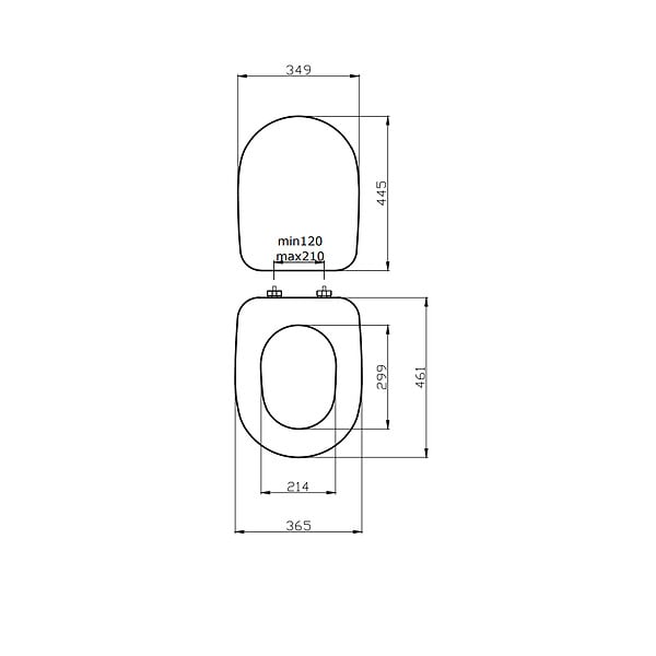 KIAMAMI VALENTINA - Abattant Wc Modèle Aretusa Blanc - large