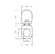 KIAMAMI VALENTINA - Siège Wc Modèle Tesi Compatible Gris Mdf - vignette