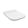 KIAMAMI VALENTINA - Housse De Siège De Toilette Carrée Slim En Thermoplastique Renforcé Blanc - vignette