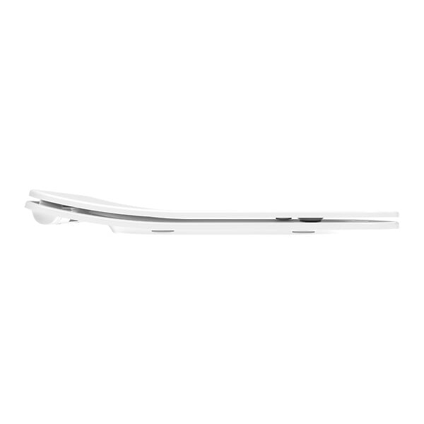 KIAMAMI VALENTINA - Housse De Siège De Toilette Carrée Slim En Thermoplastique Renforcé Blanc - large