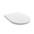 KIAMAMI VALENTINA - Housse De Siège De Toilette Avec Fermeture Ralentie Forme D Blanc - vignette