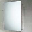 KIAMAMI VALENTINA - Miroir-Armoire De Salle De Bain Avec Porte Coulissante En Acier 46X66x12 Cm - vignette