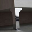 KIAMAMI VALENTINA - Meuble De Salle De Bains Au Sol 85 Cm Chêne Blanc Effet Bois | Rimini - vignette