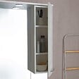 KIAMAMI VALENTINA - Meuble De Salle De Bains Au Sol 85 Cm Chêne Blanc Effet Bois | Rimini - vignette