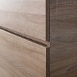KIAMAMI VALENTINA - Meuble De Salle De Bains De 120 Cm Avec Double Lavabo En Chêne Well Suspendu | Sole - vignette