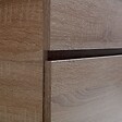KIAMAMI VALENTINA - Meuble De Salle De Bain Suspendu 100 Cm En Bois De Chêne | Sole - vignette