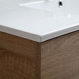 KIAMAMI VALENTINA - Meuble De Salle De Bain Suspendu 100 Cm En Bois De Chêne | Sole - vignette