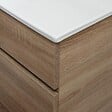 KIAMAMI VALENTINA - Armoire De Salle De Bains Murale Moderne 90Cm Puits En Chêne Avec Miroir | Sole - vignette