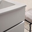 KIAMAMI VALENTINA - Meuble De Salle De Bain Suspendu 60 Cm Blanc Bois | Sole - vignette