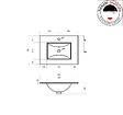 KIAMAMI VALENTINA - Meuble De Salle De Bain Suspendu 60 Cm Blanc Bois | Sole - vignette