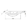 KIAMAMI VALENTINA - Meuble De Salle De Bain Sur Pieds 65Cm 2 Portes Blanc Brillant, Miroir Avec Led | Easy - vignette