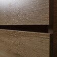 KIAMAMI VALENTINA - Meuble De Salle De Bains De 60 Cm Avec Tiroir, Miroir Et Lavabo En Chêne | Sole - vignette