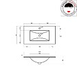 KIAMAMI VALENTINA - Meuble De Salle De Bains Suspendu De 80 Cm Blanc Effect Bois | Sole - vignette