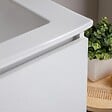 KIAMAMI VALENTINA - Meuble De Salle De Bains Suspendu 120Cm Blanc Avec Portes Et Double Lavabo | Bilbao - vignette