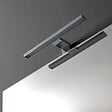 KIAMAMI VALENTINA - Meuble De Salle De Bain Suspendu 80Cm Blanc Avec Lavabo Noir Mat | Berlin - vignette