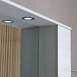 KIAMAMI VALENTINA - Meuble De Salle De Bains Au Sol 105Cm Avec 3 Portes Chêne Blanc | Rimini - vignette