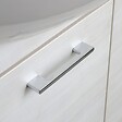 KIAMAMI VALENTINA - Meuble De Salle De Bains Au Sol 105Cm Avec 3 Portes Chêne Blanc | Rimini - vignette